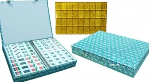 Hot Games Mahjong Stenen Wit/Goud Fashion