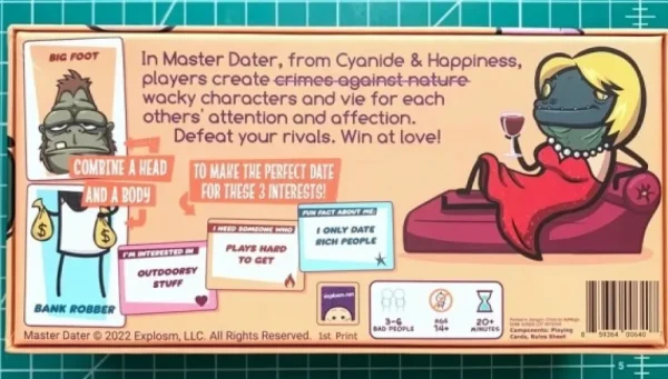 Cyanide and Happiness Master Dater Base Game - En Sale