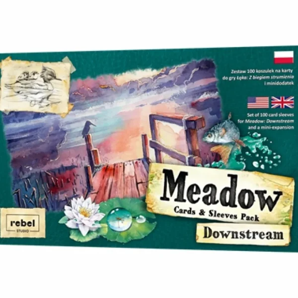 Rebel Studio Meadow Downstream - Cards & Sleeves Pack New