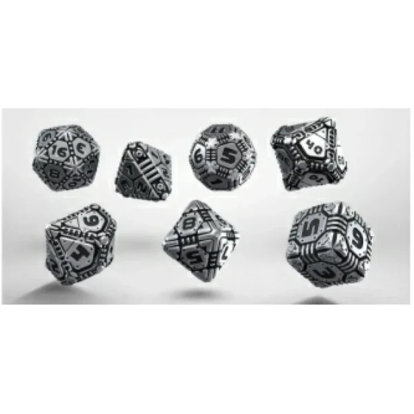 Q Workshop Metal Tech Dice Set (7) Cheap