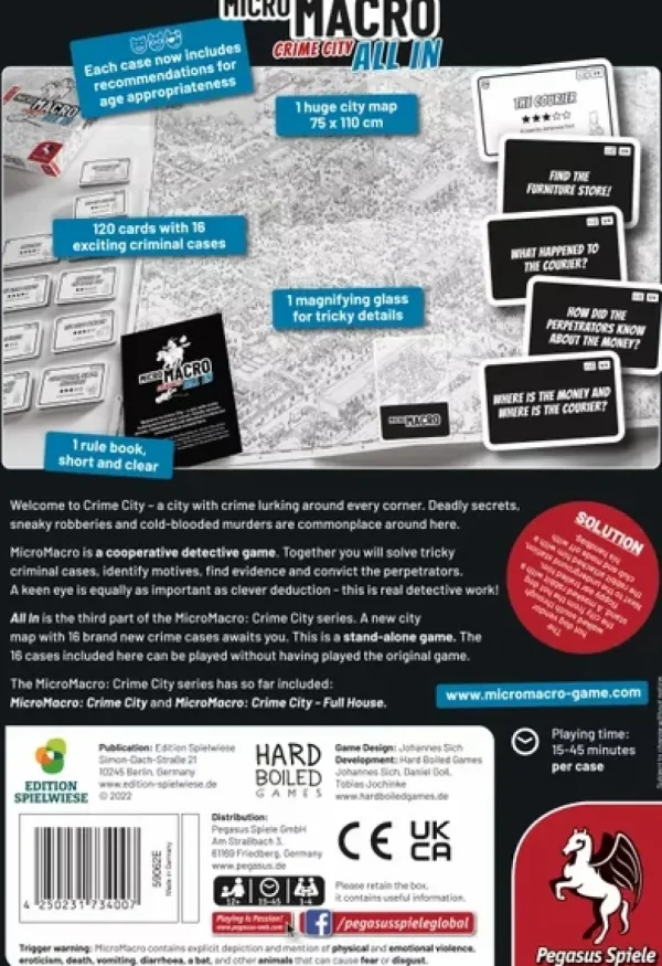 White Goblin Games Micro Macro All In - Crime City Nl Cheap