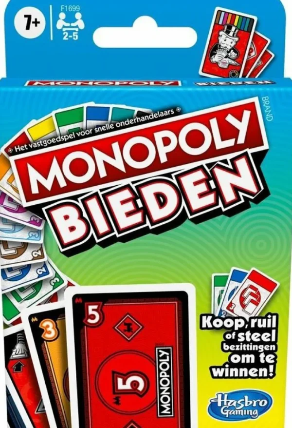 Hasbro Monopoly Bieden - Kaartspel Shop