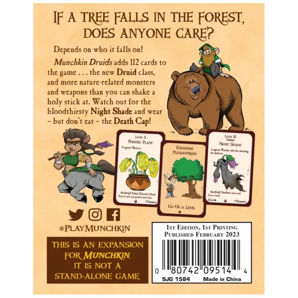 Steve Jackson Games Munchkin Druids Discount