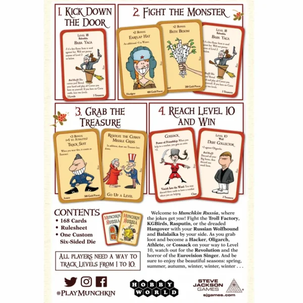 Steve Jackson Games Munchkin Russia New