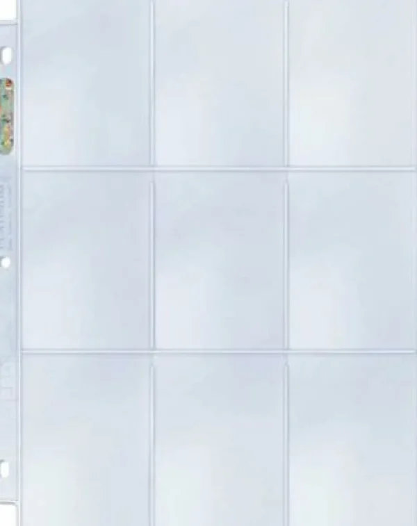 Ultra Pro Nine Pocket Page Platinum Shop