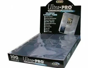 Ultra Pro Nine Pocket Page Platinum Displaybox Best Sale
