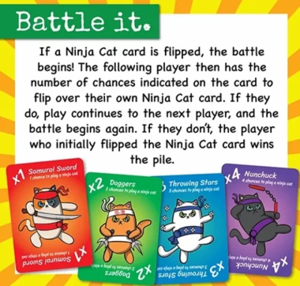 Moon Sprocket Games Ninja Cat Cucumber Attack! Cheap