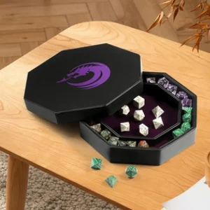Dice Habit Ocatgon Dice Tray - Purple Flash Sale