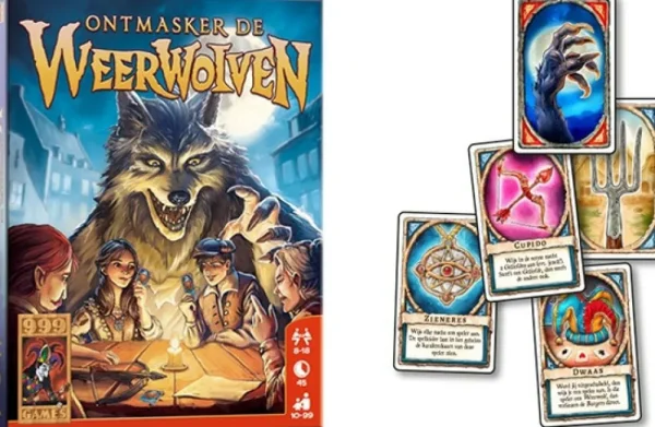 999 Games Ontmasker De Weerwolven - Kaartspel Sale