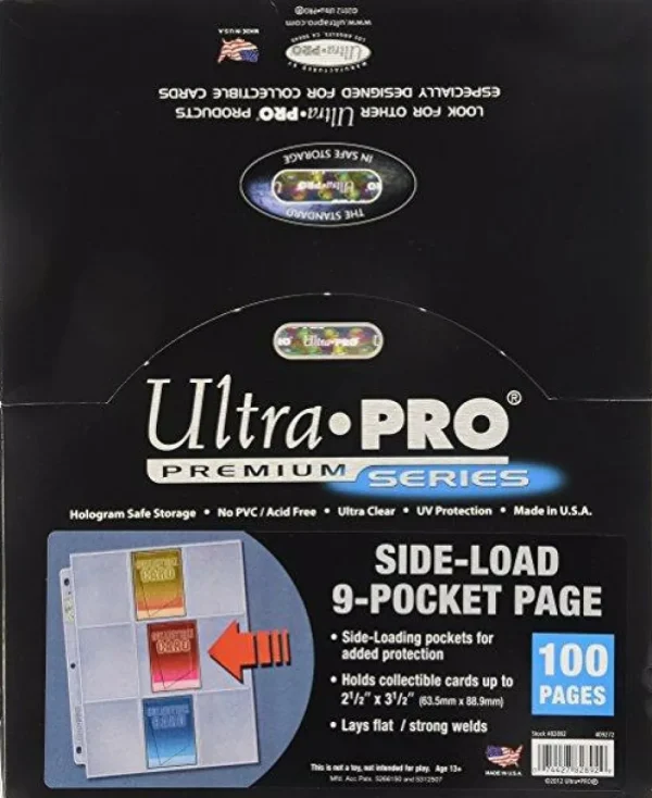 Ultra Pro Pages Side-Load 9-Pocket Box Discount