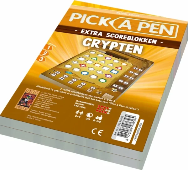 999 Games Pick A Pen - Crypten (Scoreblokken) Discount