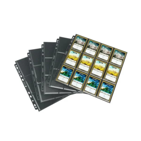 Gamegenic 24-Pocket Sideloading Pages Pack Black (10) Outlet