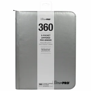 Ultra Pro 9 Pocket Zippered Pro Binder - Silver Best