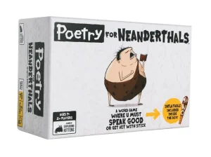 Exploding Kittens Poetry For Neanderthals - Partyspel Clearance