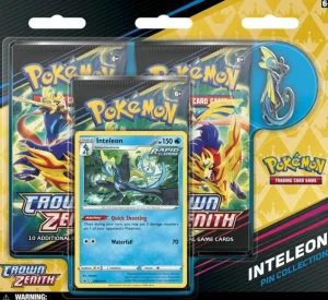 Pokemon USA Pokemon: Crown Zenith Pin Collection - Inteleon Clearance