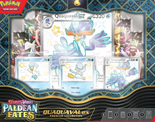 Pokemon USA Pokemon Paldean Fates - Premium Collection Quaquaval Online