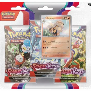 Pokemon USA Pokemon: Scarlet & Violet 3-Boosters: Arcanine Cheap