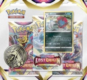 Pokemon Company Pokemon: Sword & Shield Lost Origin - 3-Boosters: Weavile Shop