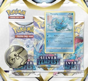 Pokemon USA Pokemon: Sword & Shield Silver Tempest - 3-Boosters: Manaphy Store