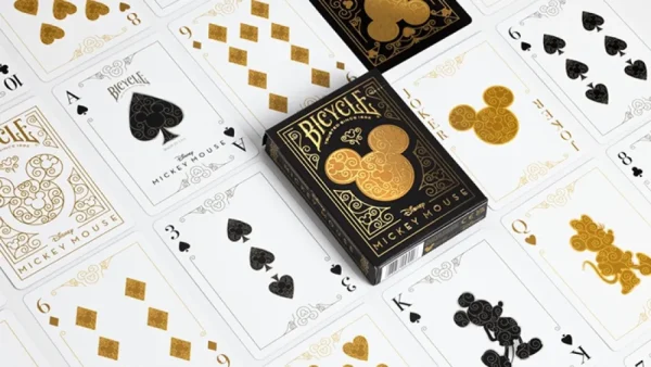 Bicycle Pokerkaarten - Mickey Black/Gold Clearance