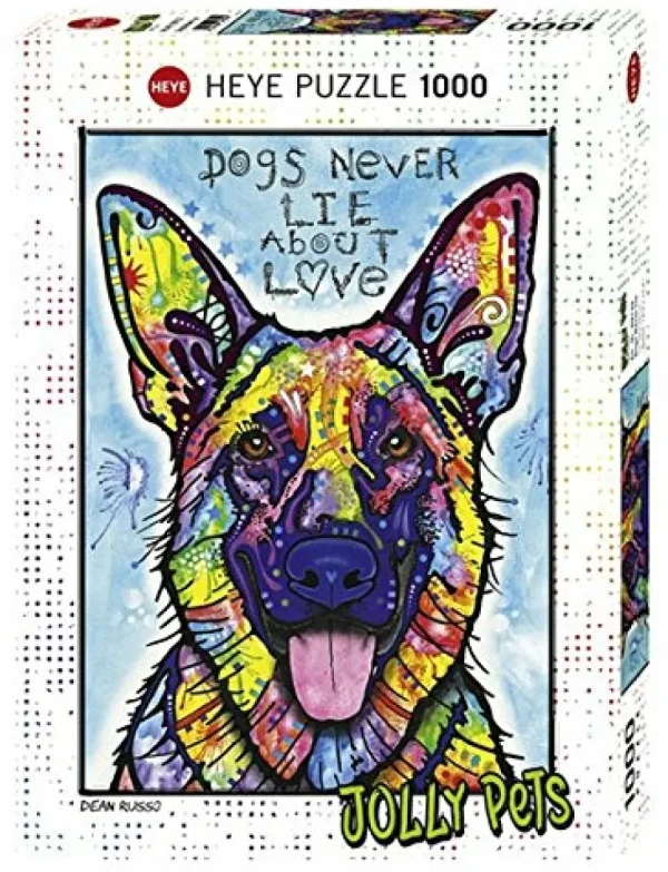 Heye Puzzle Puzzel Dogs Never Lie - 1000 Stukjes Fashion