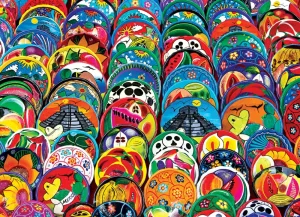 Eurographics Puzzel: Mexican Ceramic Plates (1000) Online