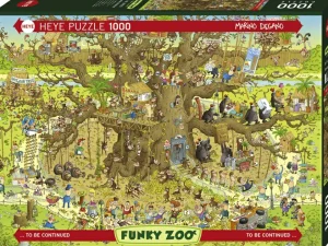 Heye Puzzle Puzzel Monkey Habitat - 1000 Stukjes Cheap