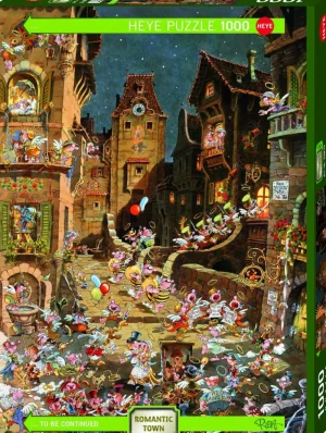 Heye Puzzle Puzzel Romantic Town - 1000 Stukjes Sale