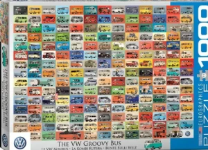 Eurographics Puzzel: The Vw Groovy Bus (1000) Cheap