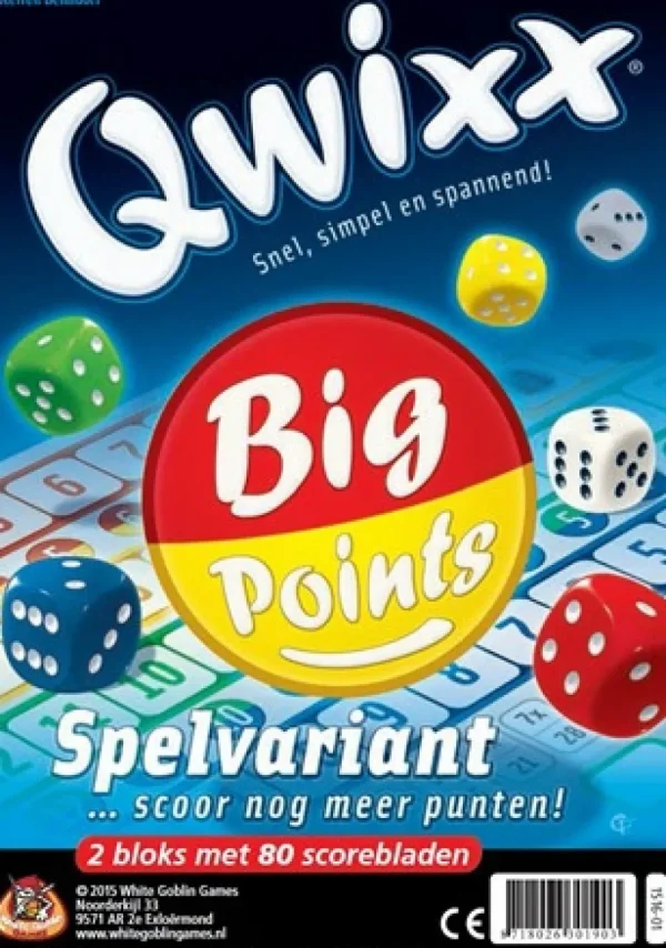 White Goblin Games Qwixx Big Points New