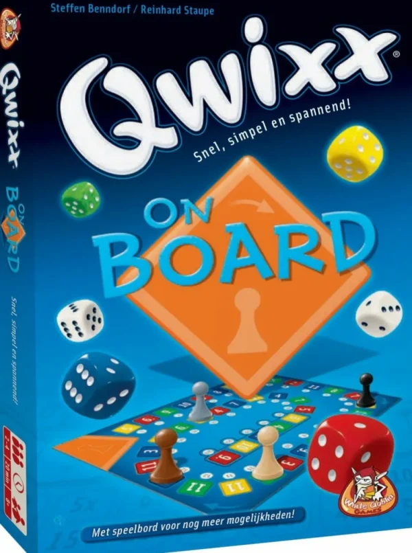 White Goblin Games Qwixx On Board - Dobbelspel Fashion
