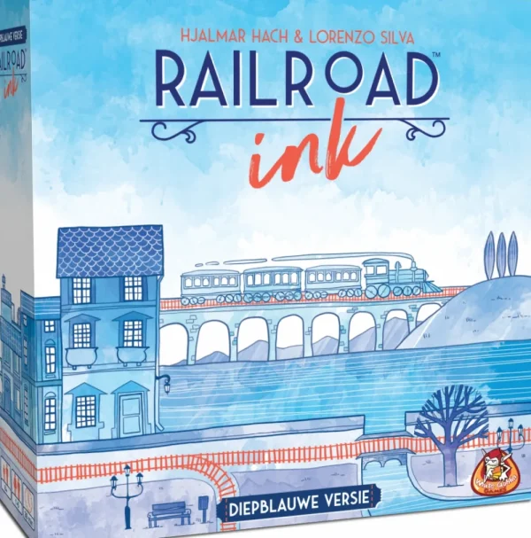 White Goblin Games Railroad Ink (Diepblauwe Versie) - Dobbelspel Store