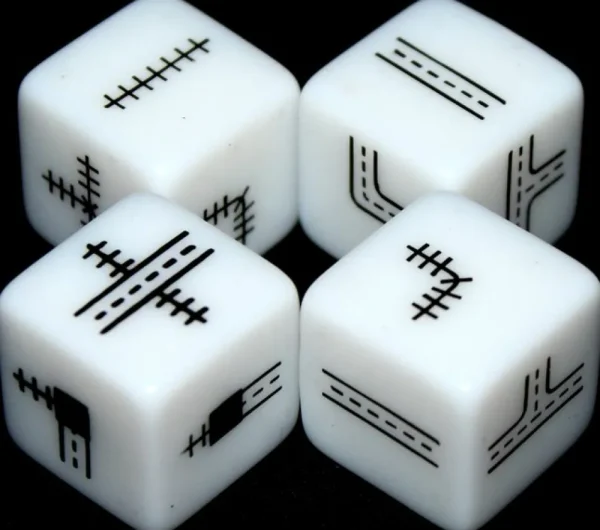 White Goblin Games Railroad Ink (Vuurrode Versie) - Dobbelspel Clearance