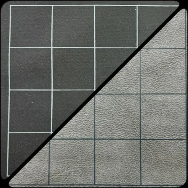 Chessex Reversible Battlemat 1 Inch Squares Zwart-Grijs Store