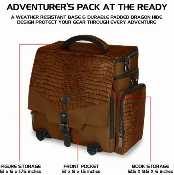 Enhance Gaming Rpg Adventurer'S Bag Collector'S Edition (Brown) Hot