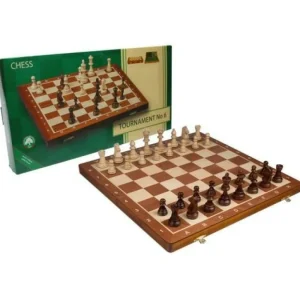 Hot Games Schaakcassette - Mahonie / Essenhout. No6 Online