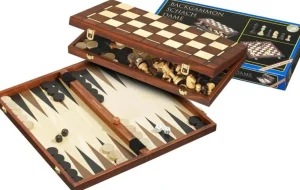 Philos Schaak/Dam/Backgammon Kassette Veld 40 Mm, Koningshoogte 78 Mm Discount