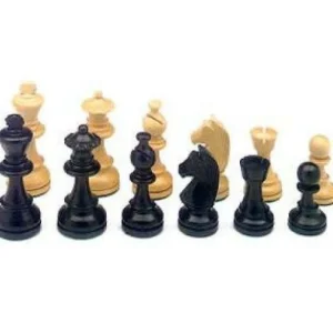 Hot Games Schaakstukken Palm/Zwart Koningshoogte 76 Mm. Best