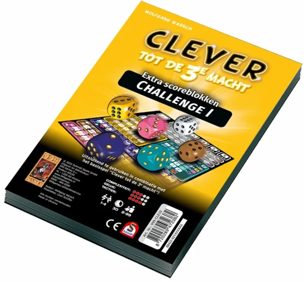 999 Games Scoreblok Clever 3 Challenge Shop