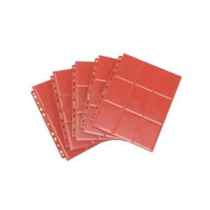 Gamegenic Sideloading 18-Pocket Pages Display Red (50) Cheap