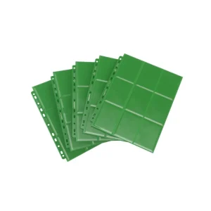 Gamegenic Sideloading 18-Pocket Pages Pack Green (10) Outlet