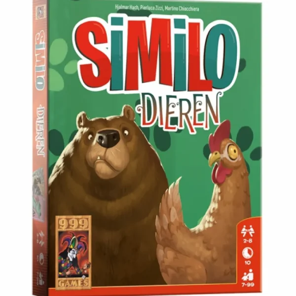 999 Games Similo: Dieren - Kaartspel Store