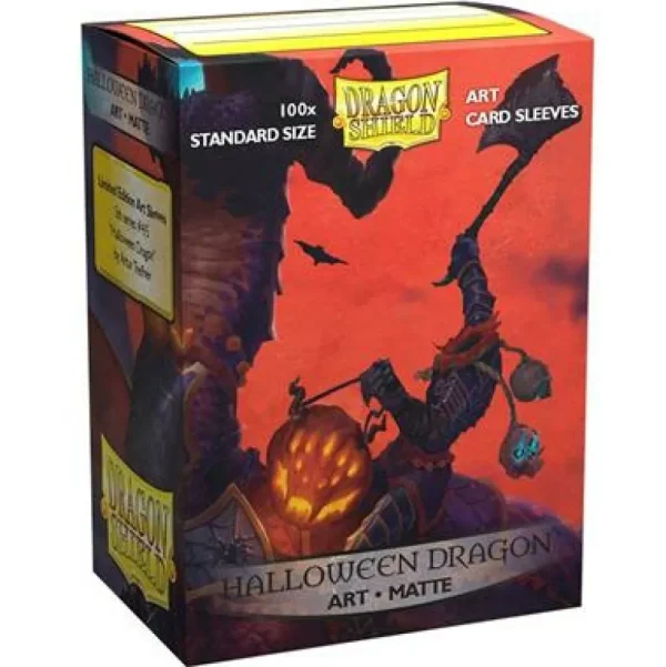 Arcane Tinmen Sleeves: Dragon Shield Art Halloween Dragon 100Ct Clearance