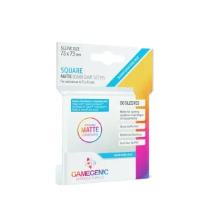 Gamegenic Sleeves: Matte Square-Sized 73X73Mm (50) Shop