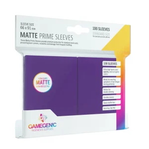 Gamegenic Sleeves: Pack Matte Prime Purple (100) Best Sale