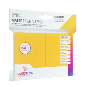Gamegenic Sleeves: Pack Matte Prime Yellow (100) Outlet