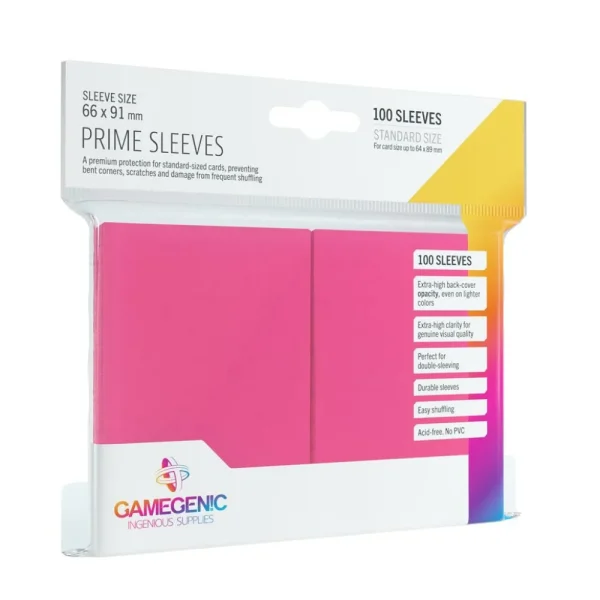Gamegenic Sleeves: Pack Prime Pink (100) Clearance