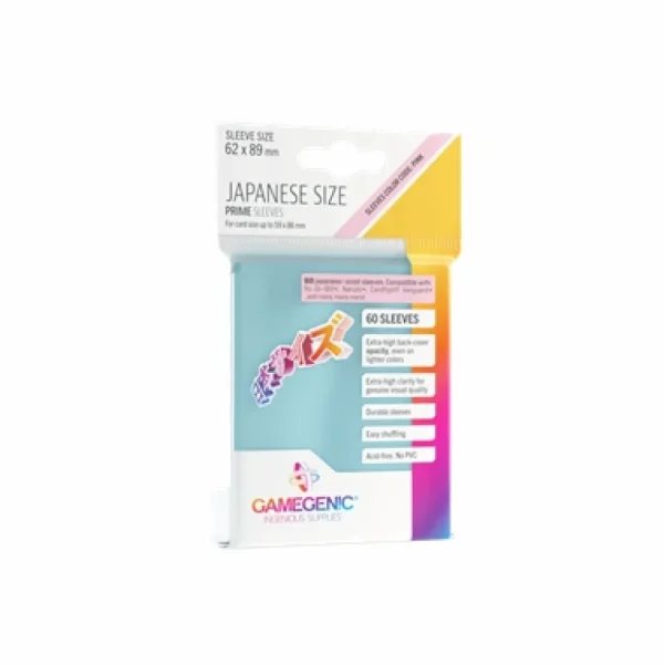 Gamegenic Sleeves Small (62X89) - Clear Flash Sale