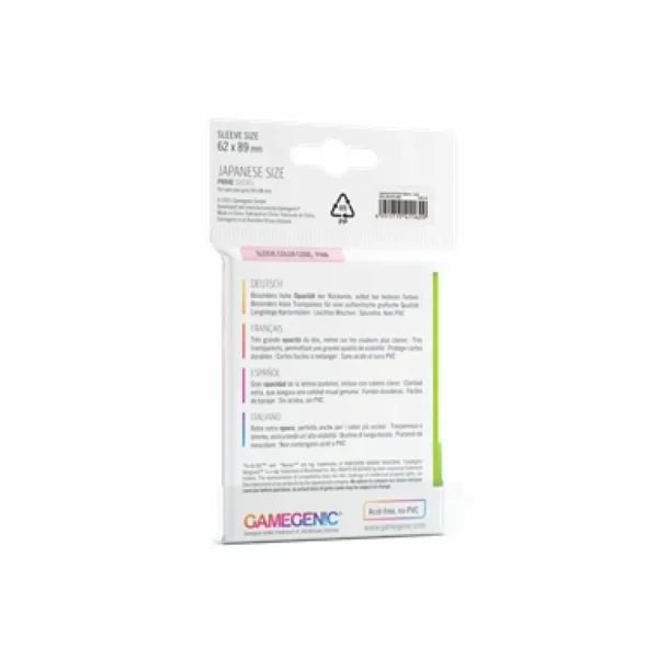 Gamegenic Sleeves Small (62X89) - Lime Best