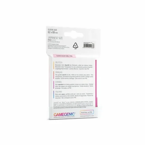 Gamegenic Sleeves Small (62X89) - Pink Cheap